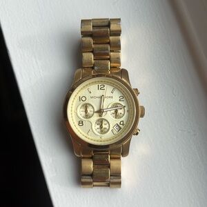 Gold Michael Kors watch